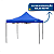 Tenda Gazebo 3x3m Praia Azul Dobrável Sanfonada Kala Pagoda - Imagem 5