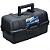 Maleta de Pesca Mr.Fish Preto 17" 3 Bandejas Articuladas Arqplast - Imagem 1