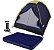 Kit Acampamento Barraca San Valentin Kala 3 Pessoas + Colchao Casal + Bomba Manual - Imagem 1