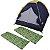 Kit Acampamento Trilha Barraca Kala San Valentin 4 Pessoas + 2 Colchonetes Camuflado - Imagem 1
