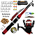 Kit De Pesca Completo 1 Vara 1,70m + 1 Molinete + Itens - Imagem 1