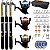 Kit De Pesca Triplo Vara + Molinete + Acessorios Completo - Imagem 2