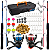 Kit De Pesca Completo 2 Varas 1,20m 10kg 2 Molinete + Itens - Imagem 1