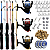 Kit Pesca Completo 3 Varas 1,20m 10kg + 3 Molinetes + Acessórios - Imagem 1