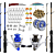 Kit Pesca Completo Molinete 3 Rolamentos Com Varas E Acessórios - Imagem 4