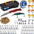 Kit Pesca Completo Anzol Boia Chumbada Sino Girador Isca - Imagem 1