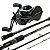 Kit Carretilha Black Tamba BG + Vara Black Tamba Pro 30-60lb 2,40m Maruri - Imagem 1