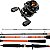 Kit Carretilha Marine Venza DS DBS 8ROL 7.5:1 + Vara Venza Up-Set 2.13m 20-50lb - Imagem 1