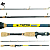 Kit Carretilha 3Rolamentos + Vara Carbono 1,68m + Iscas Para Traira - Imagem 2