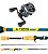 Kit Carretilha New Ventura VT5 5Rol Marine + Vara Carbono 1,80m - Imagem 2