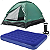 Kit Barraca Tribo 3P Summer + Colchão Inflavel Casal + Bomba - Imagem 1