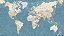 Papel de Parede Mapas - Mapa Mundi - KPMAPA00005 - Vinílico - Imagem 1