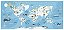 Papel de Parede Mapas Infantis - Infantil - KPMIN000 - Vinílico - Imagem 1