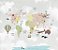Papel de Parede Mapas Infantis - Infantil - KPMIN002 - Vinílico - Imagem 1