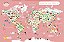 Papel de Parede Mapas Infantis - Infantil - KPMIN016 - Vinílico - Imagem 1
