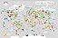 Papel de Parede Mapas Infantis - Infantil - KPMIN017 - Vinílico - Imagem 1
