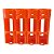 Porta-pilhas para Storacell - SlimLine Laranja 4 Pilhas AAA - Imagem 3