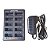 Carregador Baterias Eartec Ultralite Intercom Hubx10 + Fonte - Imagem 3