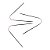 Jogo Agulhas Crasytrio Addi - Unicorn 180-2 30cm 3,5mm - Imagem 3
