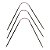 Jogo Agulhas Crasytrio Addi - Unicorn 180-2 30cm 3,5mm - Imagem 1