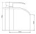Torneira Banheiro Misturador Monocomando Metal Inox WJ-14A - Imagem 4