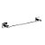 Toalheiro Suporte Para Toalha De Parede Metal Aço Inox - Imagem 1