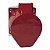 Tomada De Parede/sobrepor 3p+n+t 6h 380vca/32a Vermelho 125 - Imagem 3