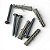 Kit 100 Buchas 6mm Universal C Aba E 100 Parafusos 6x30mm - Imagem 1