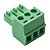 Conector Borne 15edgk 03 Vias 3,81mm Femea - Kit 10 Peças - Imagem 1