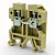 Kit 10 Conector de Passagem Metaltex 2,5mm Mtb25en Bege - Imagem 2