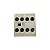 Bloco Contato Auxiliar Eaton - XTCEXFAC40 4NO Frontal - Imagem 1
