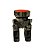 Botão Metal com LED Schneider 24v 1na+1nf XB4BW34B5 Red - Imagem 2