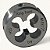 kit 2 Cossinete Aço Rápido Din223-b M10X1,25 KING TOOLS - Imagem 1