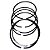 KIT ANEL DE SEGMENTO P/MOTOR  1-40026493 RING SET - Imagem 2