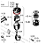 Kit 4 Junta Borracha Tampa Filtro Ar Ns50 Yanmar NS50.12620 - Imagem 3