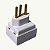KIT 2 Plug Adaptador Pial Legrand 2P+T 690660 PIAL LEGRAND - Imagem 1