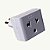 KIT 2 Plug Adaptador Pial Legrand 2P+T 690660 PIAL LEGRAND - Imagem 2