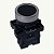 Botão Ø22mm metálico preto 240V-3A XB2BA21C SCHNEIDER - Imagem 1