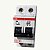 Mini disjuntor termomagnético bipolar 10A S62-C10 2P ABB - Imagem 3