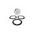 KIT VEDAÇÃO PARA Turbocompressor VTR304 97065 ABB - Imagem 1