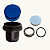 KIT 10 Botao Comando Azul Giovenzana - PL008004 - Imagem 3