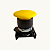 KIT 2 Botao Cogumelo 22mm Amarelo Giovenzana - PPFN3M4N - Imagem 4
