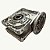Redutor RV75 Flange 100/112B14 28mm motores ( 5CV e 7CV) - Imagem 1