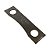 KIT 2 Placa de fechadura, 3,920 pol x 1,00 pol, 2 136210-2 - Imagem 1