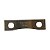 KIT 2 Placa de fechadura, 3,920 pol x 1,00 pol, 2 136210-2 - Imagem 2
