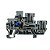 Bloco de terminais de 1 condutor/1 pino 870-127-K018 WAGO - Imagem 1
