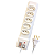 Filtro de Linha 2P+T 5 Tomadas ABS Branco 1,2m FC - Imagem 2