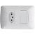 Tomada com Interruptor 10A + Tecla 6A Linha Aria Tramontina - Imagem 3