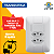Conjunto Embutir Modular 1 Interruptor + 2 Tomadas Aria 10A - Imagem 1