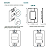 Conjunto Embutir Modular 2 Interruptores Aria 2 Simples - Imagem 4